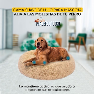 Foto 3 | Foto 3 | Cama para Perro Tv Ofertas Peaceful Pooch color Beige Suave y Extra Cómoda