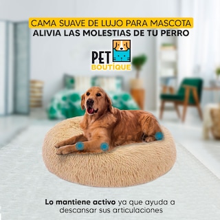Foto 7 | Foto 7 | Cama para Mascotas Perro o Gato Tv Ofertas Pet Boutique Ocre única con cierre,Desmontable,fácil retiro de funda y lavado Mediana