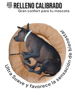 Foto 4 | Foto 4 | Cama para Mascotas Lunics color Beige Jumbo Confortable Antiestrés