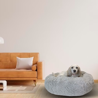 Foto 8 | Foto 8 | Cama para Mascotas Lunics color Gris Grande Confortable Antiestrés