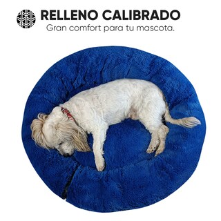 Foto 4 | Foto 4 | Cama para Mascotas Lunics color Azul Mediana Confortable Antiestrés