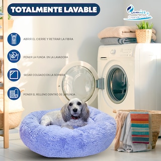 Foto 7 | Foto 7 | Cama para Mascotas Lunics color Púrpura Chica Confortable Antiestrés