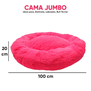 Foto 5 | Foto 5 | Cama para Mascotas Lunics color Rosa Jumbo Confortable Antiestrés
