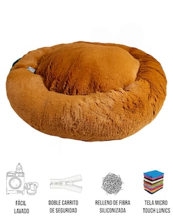 Foto 8 | Foto 8 | Cama para Mascotas Lunics color Cobre Mediana Confortable Antiestrés