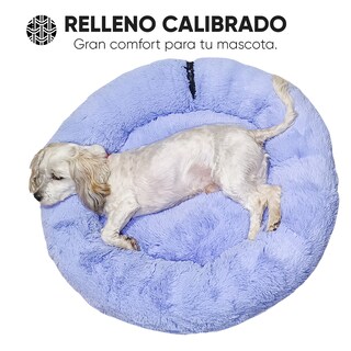 Foto 4 | Foto 4 | Cama para Mascotas Lunics color Púrpura Grande Confortable Antiestrés