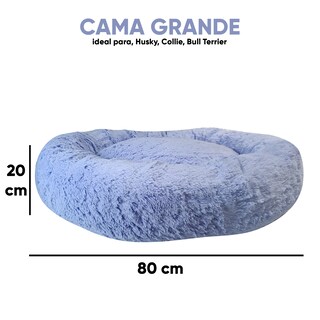 Foto 5 | Foto 5 | Cama para Mascotas Lunics color Púrpura Grande Confortable Antiestrés