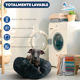 Foto 7 | Foto 7 | Cama para Mascotas Lunics color Negro Jumbo Confortable Antiestrés