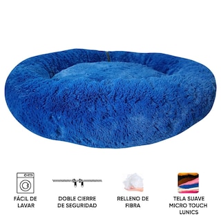 Foto 6 | Foto 6 | Cama para Mascotas Lunics color Azul Chica Confortable Antiestrés