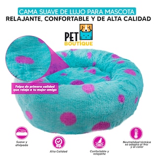 Foto 4 | Foto 4 | Cama Monster Anti-estrés Para Perro Tv Ofertas Pet Boutique Color Azul Con Base Antideslizante