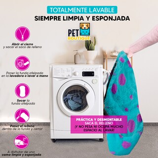 Foto 5 | Foto 5 | Cama Monster Anti-estrés Para Perro Tv Ofertas Pet Boutique Color Azul Con Base Antideslizante
