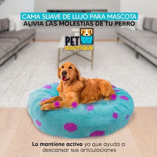 Foto 6 | Foto 6 | Cama Monster Anti-estrés Para Perro Tv Ofertas Pet Boutique Color Azul Con Base Antideslizante