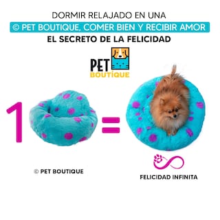 Foto 7 | Foto 7 | Cama Monster Anti-estrés Para Perro Tv Ofertas Pet Boutique Color Azul Con Base Antideslizante
