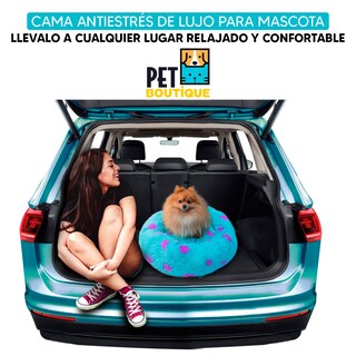 Foto 8 | Foto 8 | Cama Monster Anti-estrés Para Perro Tv Ofertas Pet Boutique Color Azul Con Base Antideslizante