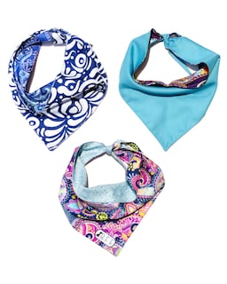 Foto 2 | Foto 2 | Bandanas Para Perros Set De 3 Piezas Talla Grande - Paisley