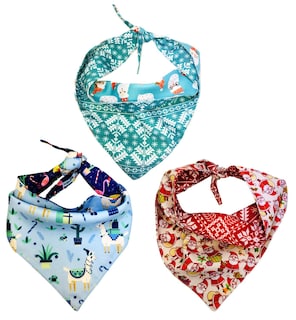 Foto 2 | Foto 2 | Bandanas Para Perros Set De 3 Piezas Talla Mediana - Navidad Fun