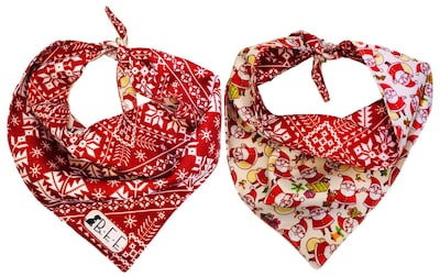 Foto 3 | Foto 3 | Bandanas Para Perros Set De 3 Piezas Talla Mediana - Navidad Fun