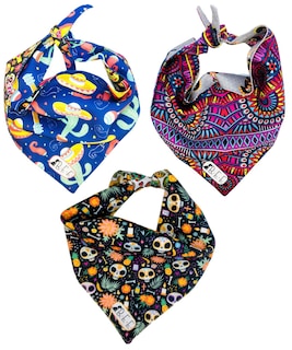 Foto 1 | Foto 1 | Bandanas Para Perros Set De 3 Piezas Talla Grande - Dia De Muertos