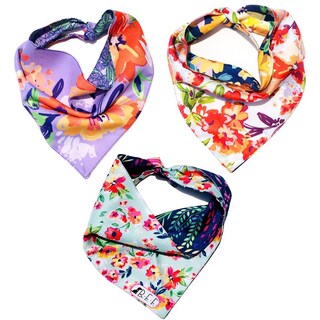 Foto 2 | Foto 2 | Bandanas Para Perros Set De 3 Piezas Talla Chica - Acuarella Multicolor