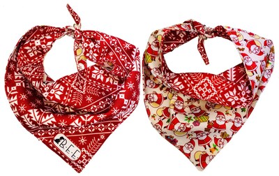 Foto 3 | Foto 3 | Bandanas Para Perros Set De 3 Piezas Talla Grande - Navidad Fun