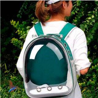 Foto 3 | Foto 3 | Mochila Transportadora Portátil color Verde para Mascotas