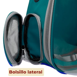 Foto 5 | Foto 5 | Mochila Transportadora Portátil color Verde para Mascotas