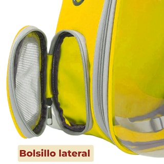 Foto 5 | Foto 5 | Mochila Transportadora Portátil para Mascotas Amarilla