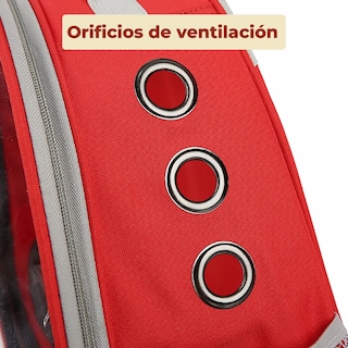 Foto 4 | Foto 4 | Mochila Transportadora Portátil Roja para Mascotas
