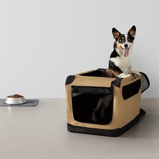 Foto 5 | Foto 5 | Transportadora de Viaje AmazonBasics 12002-26 Plegable de 2 Puertas para Mascotas