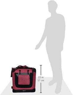 Foto 5 | Foto 5 | Transportadora Plegable AmazonBasics 12002-26rd Portátil Suave para Mascotas