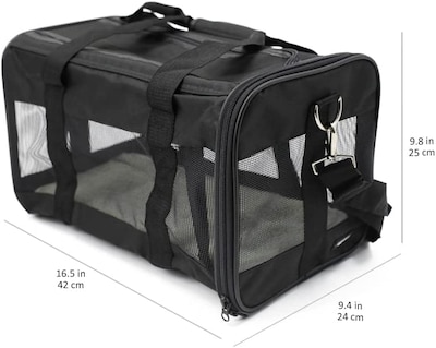 Foto 2 | Foto 2 | Transportadora de Viaje AmazonBasics amzsc-002 Malla Suave para Mascotas