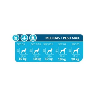 Foto 3 | Foto 3 | Transportadora Perro Gato Mediana Spc-04 Puerta Metal Sunny Pets