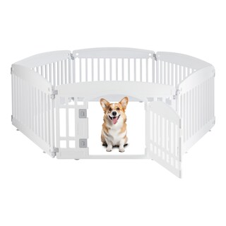 Foto 1 | Foto 1 | Parque Infantil Para Perros Simple Deluxe, 24 Ejercicios, 6 Paneles Con Puerta, Blanco - Venta Internacional.