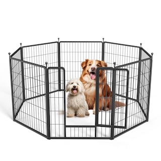 Foto 1 | Foto 1 | Parque Infantil Para Perros Simple Deluxe, 8 Paneles, 32 Cm De Altura, Color Negro - Venta Internacional.
