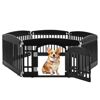 Foto 1 | Foto 1 | Parque Infantil Para Perros Simple Deluxe, 24 Ejercicios, 6 Paneles Con Puerta, Negro - Venta Internacional.