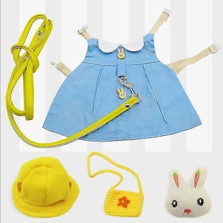 Foto 2 | Foto 2 | Set De Ropa Pet Bunny Para Perros, Golosinas, Conejo, Conejillo De Indias, Azul - Venta Internacional.