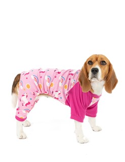 Foto 2 | Foto 2 | Pijama Para Perro Leveret, Algodón, Unicornio, Arcoíris - Venta Internacional.