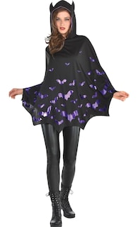 Foto 1 | Foto 1 | Disfraz Amscan Bat Poncho Halloween Para Mujer, Talla Única - Venta Internacional.