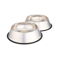 Set de Dos Tazones Wolfi para Alimento y Agua para Perro (Grande)