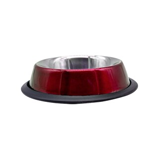 Foto 1 | Foto 1 | Plato Para Perro Tazón Chico Rojo Aluminio Antiderrapante