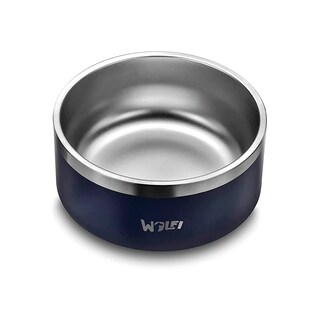 Foto 2 | Foto 2 | Tazón Plato para Perro Wolfi de Acero Inoxidable Antideslizante color Azul