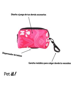 Foto 3 | Foto 3 | Dispensador de Bolsas Pet It Porto Alegre color Rosa