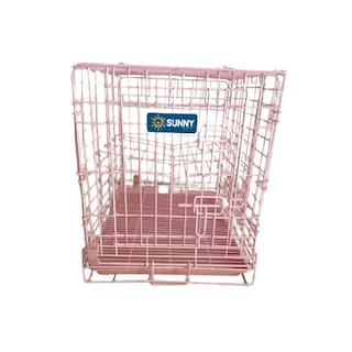 Foto 1 | Foto 1 | Jaula Metálica SUNNY PETS DWB-2000P color Rosa Plegable 62.5 X 44 X 48.5 CM 2 Puertas para Perro