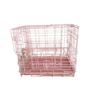 Foto 3 | Foto 3 | Jaula Metálica SUNNY PETS DWB-2000P color Rosa Plegable 62.5 X 44 X 48.5 CM 2 Puertas para Perro