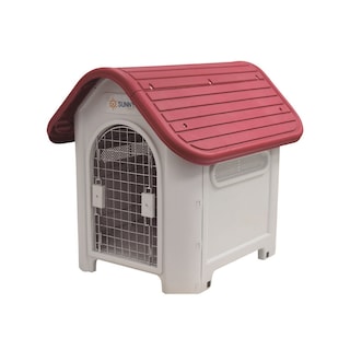 Foto 1 | Foto 1 | Casa SUNNY PETS SDH-506 color Gris para Perro Térmica Puerta Metálica 74 X 45 X 67 CM