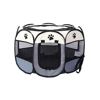 Foto 1 | Foto 1 | Casa Corral Plegable para Perros Eo Safe Imports Esi-7927 color Gris