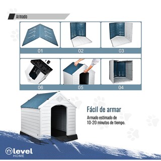 Foto 6 | Foto 6 | Casa Para Perro Grande Azul Zen