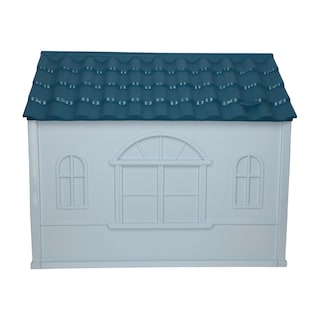 Foto 7 | Foto 7 | Casa para Perro Grande Mascoamigo Azul Puerta Metálica