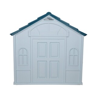 Foto 8 | Foto 8 | Casa para Perro Grande Mascoamigo Azul Puerta Metálica
