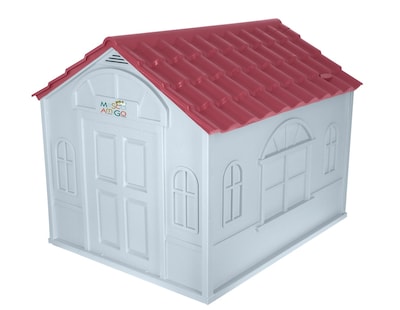 Foto 5 | Foto 5 | Casa para Perro Grande Mascoamigo Roja Puerta Metálica