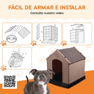 Foto 6 | Foto 6 | Casa para Perro Poli Pets Quebec Chica Café
